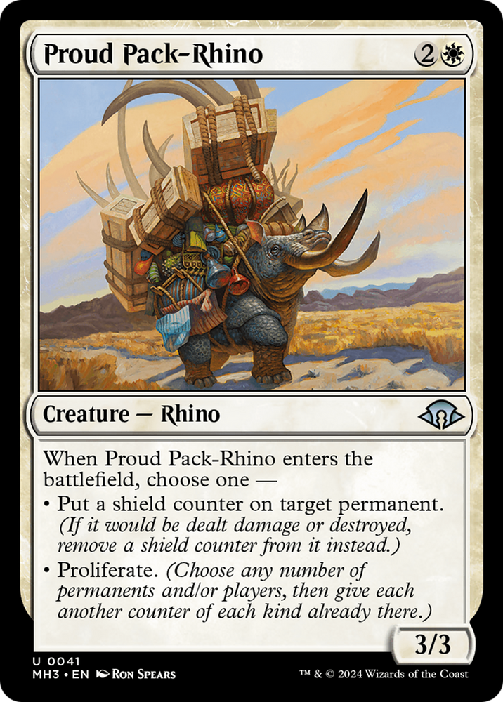 Proud Pack-Rhino [Modern Horizons 3] 