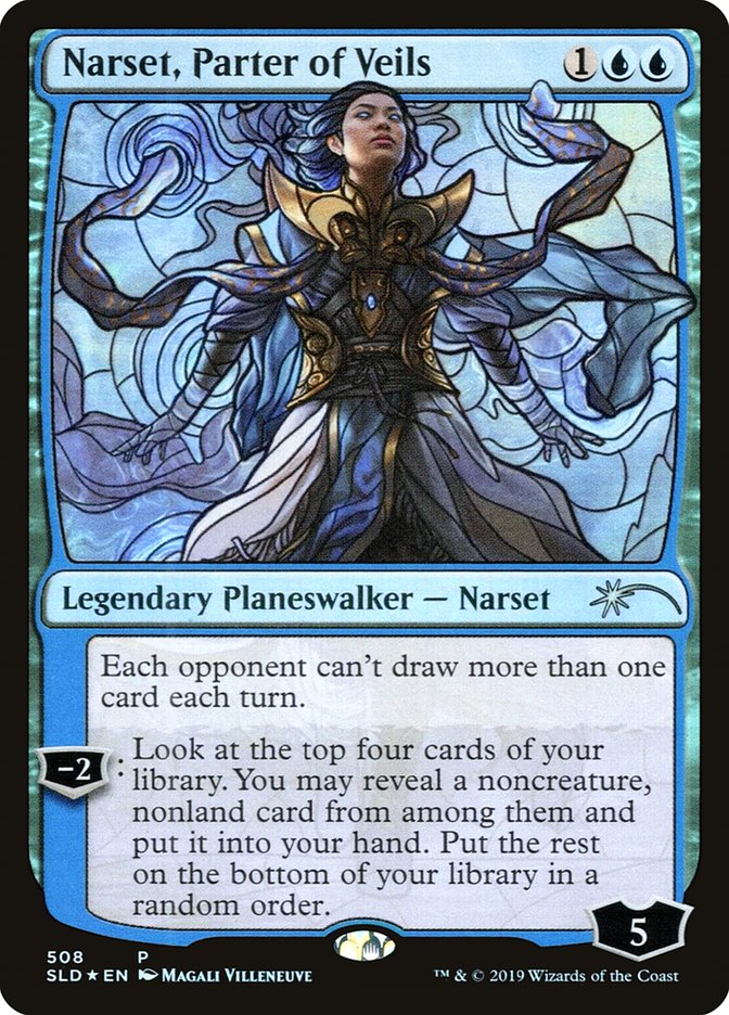 Narset, Parter of Veils (Stained Glass) [Secret Lair Drop Promos] 