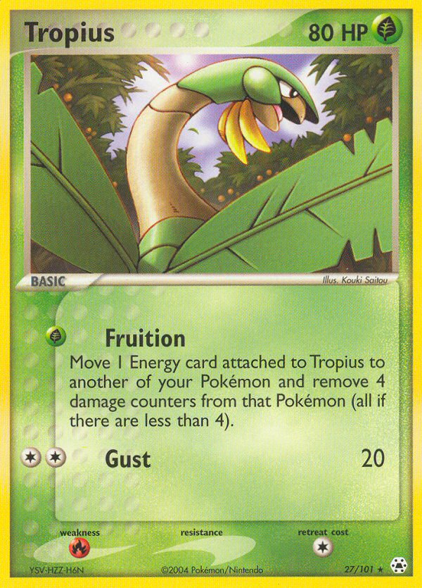 Tropius (27/101) [EX: Hidden Legends] 