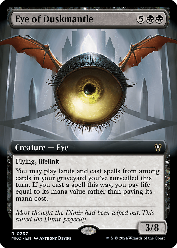 Eye of Duskmantle (Extended Art) [Murders at Karlov Manor Commander] 