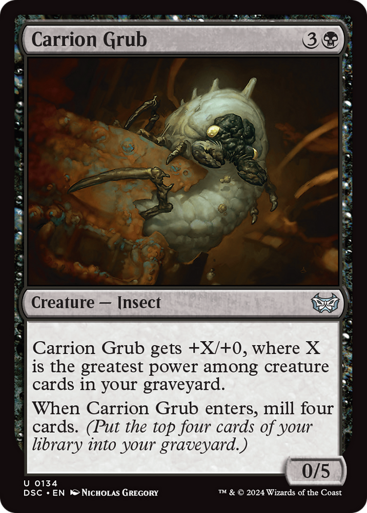 Carrion Grub [Duskmourn: House of Horror Commander] 