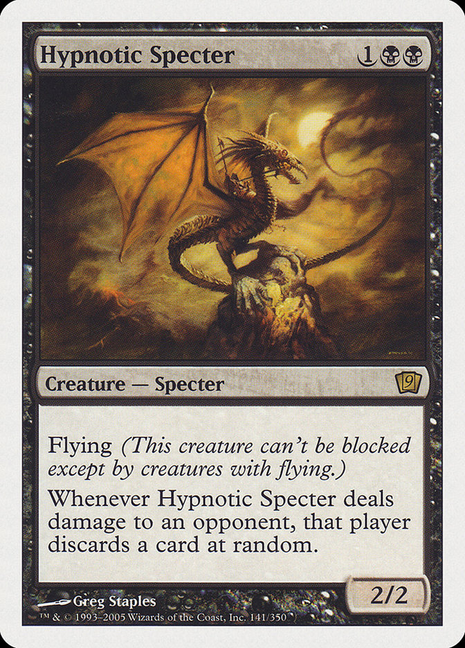 Hypnotic Specter (9th Edition) (Oversized) [Oversize Cards] 