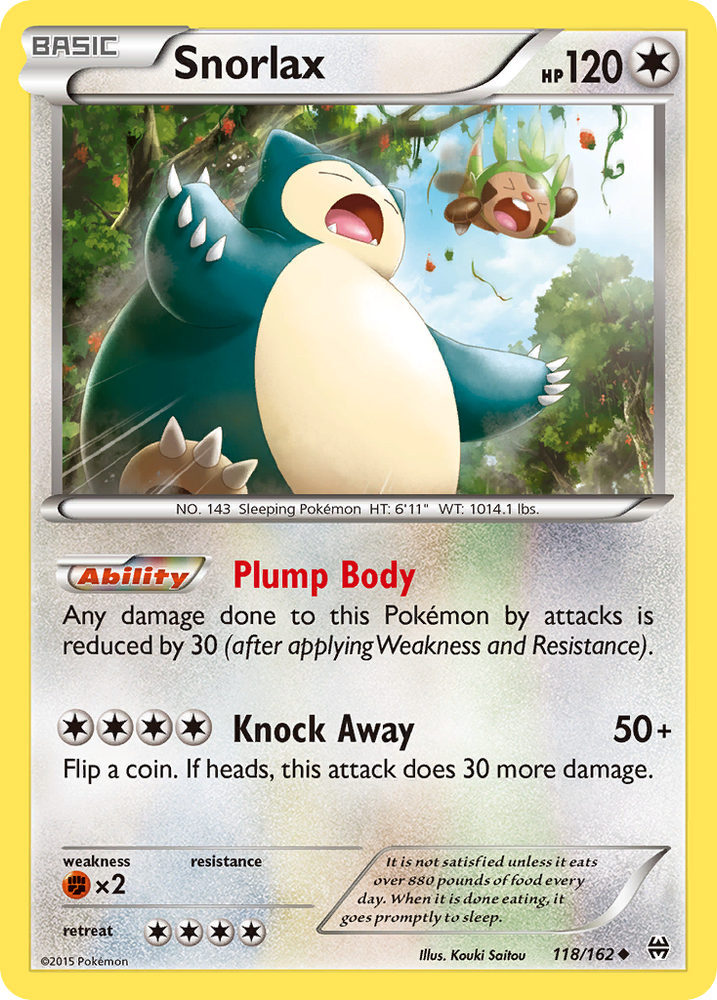 Snorlax (118/162) [XY:BREAKthrough] 