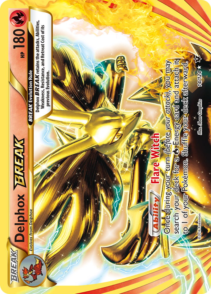 Delphox BREAK (14/124) [XY: Fates Collide] 