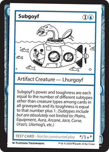 Subgoyf [Mystery Booster 2 Playtest Cards] 