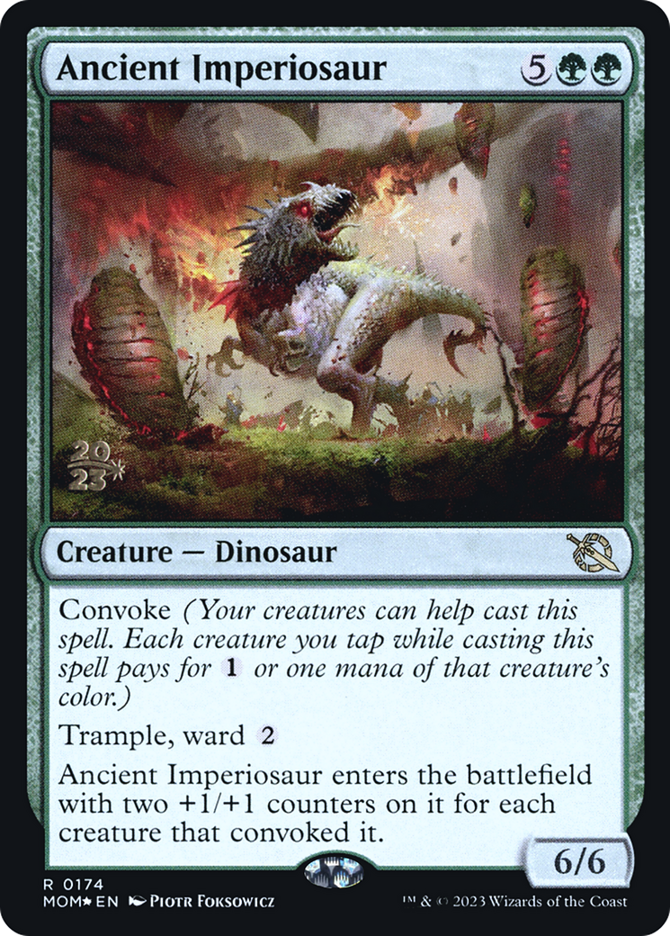 Ancient Imperiosaur [March of the Machine Prerelease Promos] 