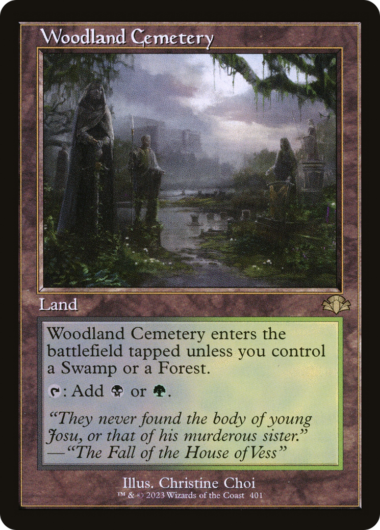 Woodland Cemetery (Retro) [Dominaria Remastered] 