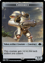 Insect // Construct Double-Sided Token [Dominaria Remastered Tokens] 