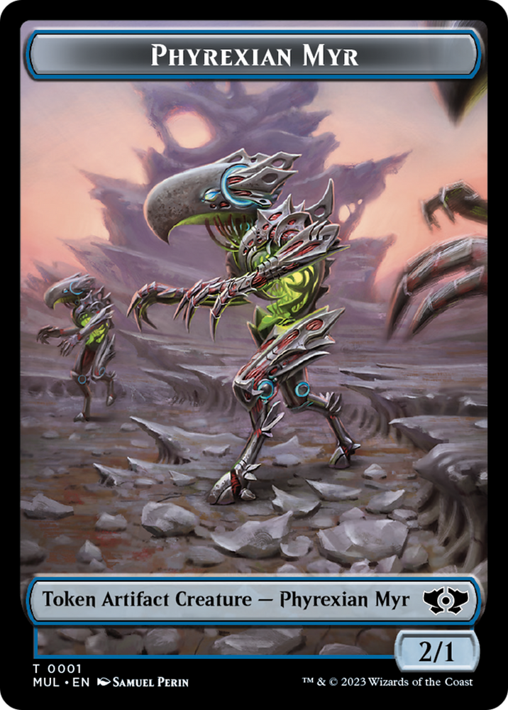 Phyrexian Myr Token [Multiverse Legends Tokens] 