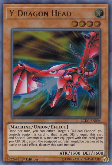 Y-Dragon Head [LCKC-EN006] Ultra Rare 