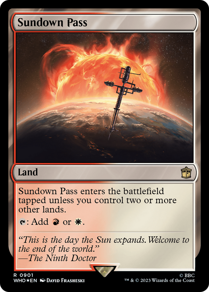 Sundown Pass (Surge Foil) [Doctor Who] 