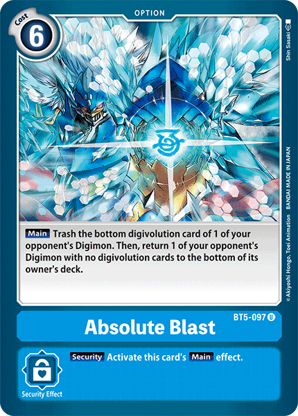 Absolute Blast [BT5-097] [Battle of Omni] 