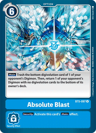 Absolute Blast [BT5-097] [Battle of Omni] 