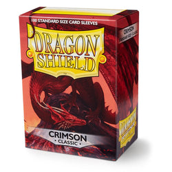 Dragon Shield: Standard 100ct Sleeves - Crimson (Classic) 