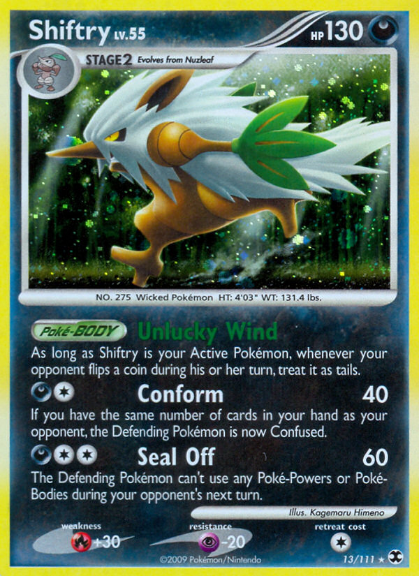 Shiftry (13/111) [Platinum: Rising Rivals] 