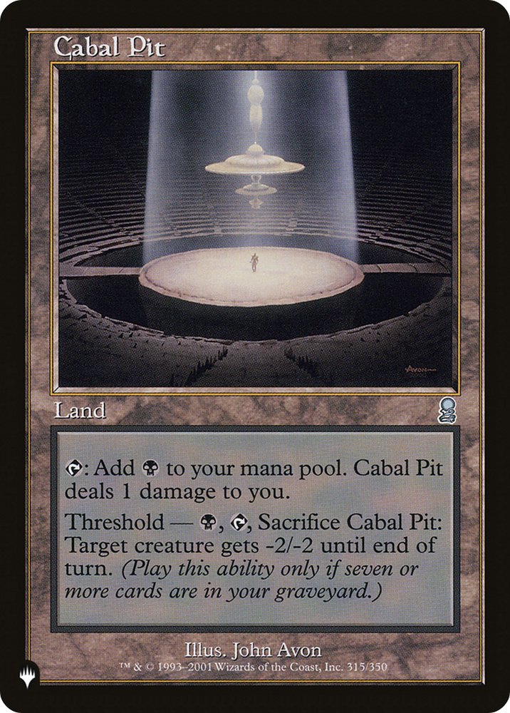 Cabal Pit [The List Reprints] 