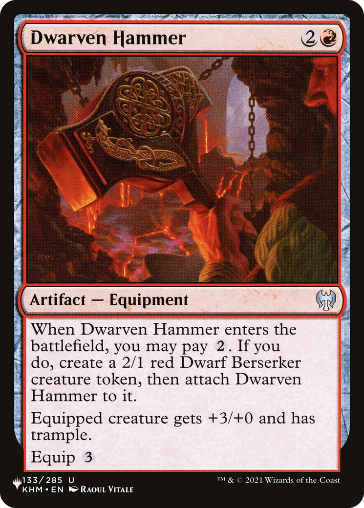 Dwarven Hammer [The List Reprints] 