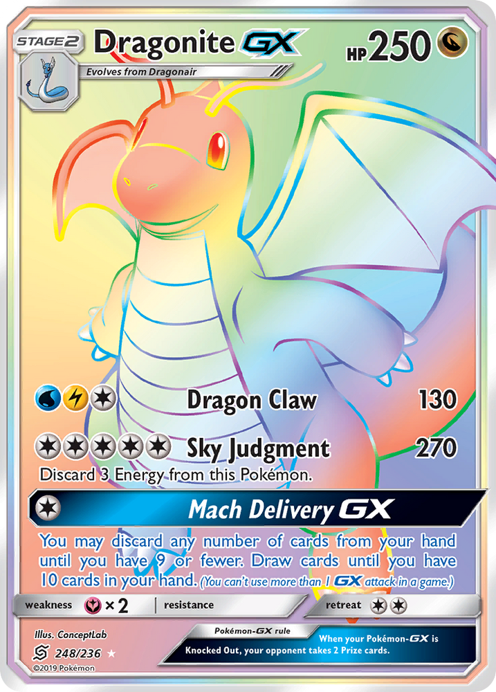 Dragonite GX (248/236) [Sun &amp; Moon: Unified Minds] 