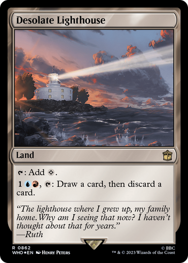 Desolate Lighthouse (Surge Foil) [Doctor Who] 