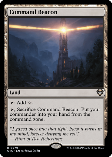 Command Beacon [Outlaws of Thunder Junction Commander] 