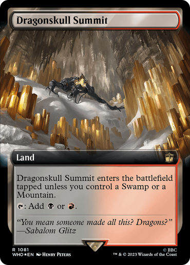 Dragonskull Summit (Extended Art) (Surge Foil) [Doctor Who] 