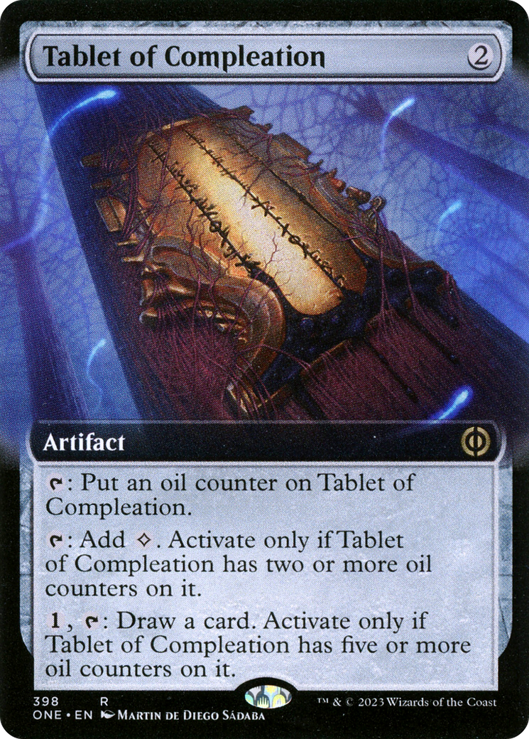 Tablet of Compleation (Extended Art) [Phyrexia: All Will Be One] 