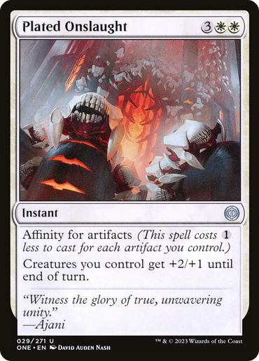 Plated Onslaught [Phyrexia: All Will Be One] 