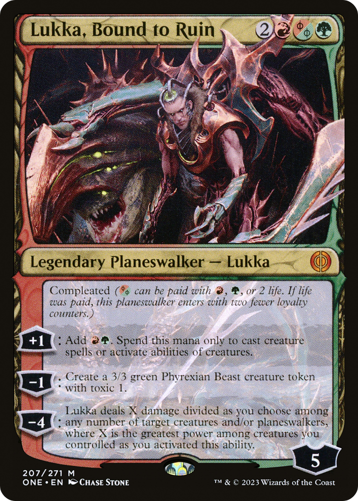 Lukka, Bound to Ruin [Phyrexia: All Will Be One] 