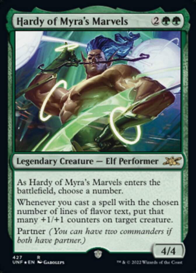 Hardy of Myra's Marvels (Galaxy Foil) [Unfinity] 