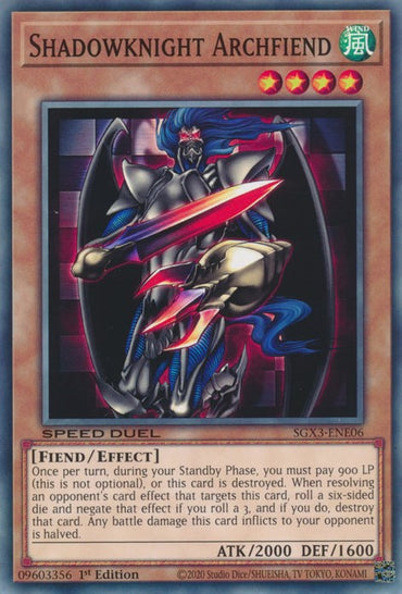 Shadowknight Archfiend [SGX3-ENE06] Common 