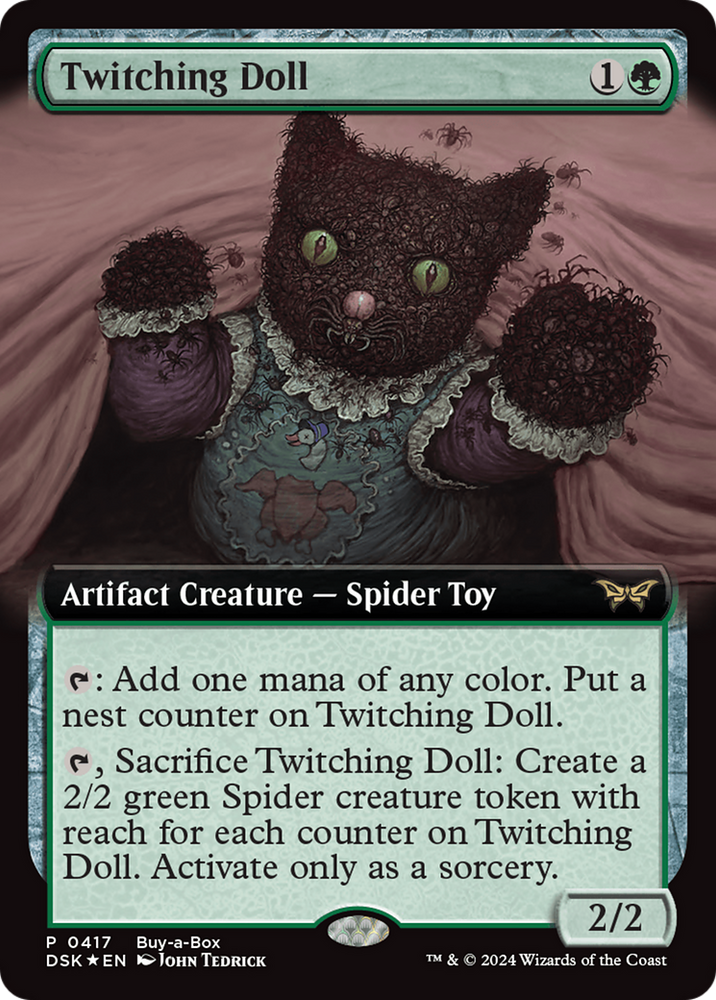 Twitching Doll (Extended Art) [Duskmourn: House of Horror Promos] 