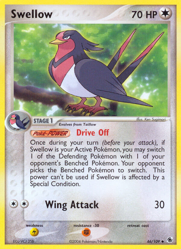 Swellow (46/109) [EX: Battle Stadium] 