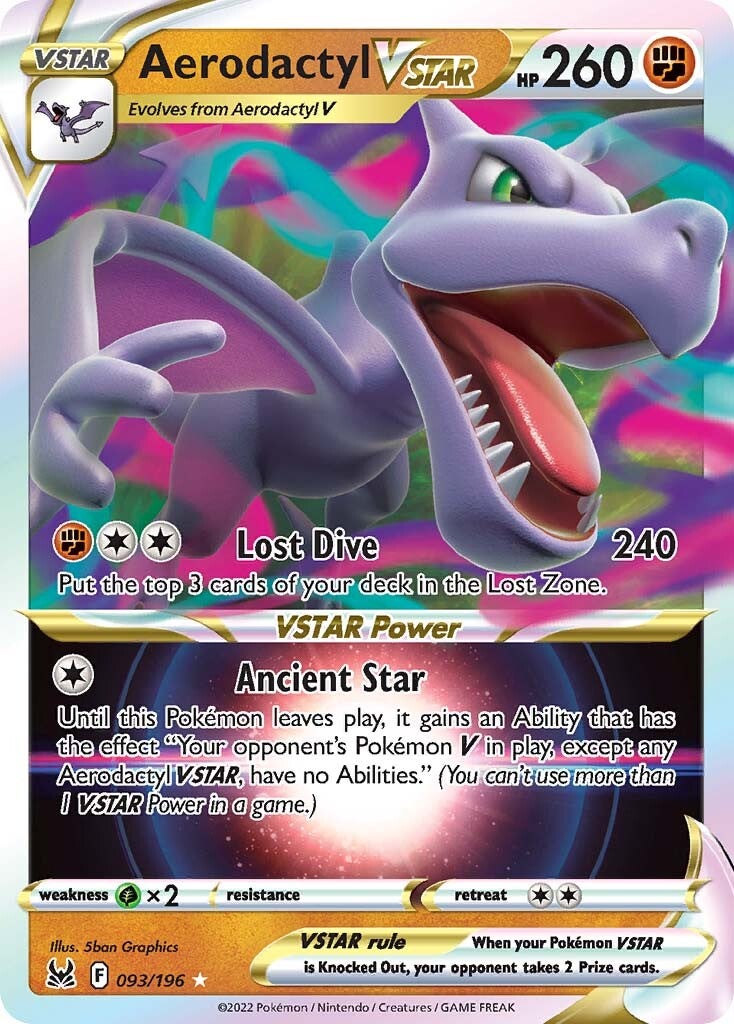 Aerodactyl VSTAR (093/196) [Sword & Shield: Lost Origin] 