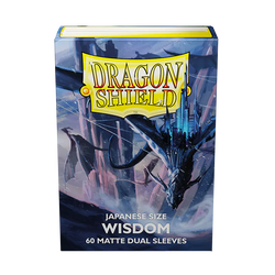 Dragon Shield: Japanese Size 60ct Sleeves - Wisdom (Dual Matte)