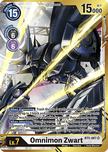 Omnimon Zwart [BT5-087] (Alternate Art - Kenji Watanabe) [Battle of Omni] 