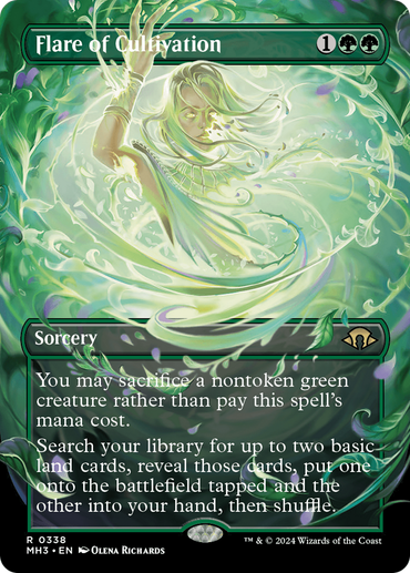 Flare of Cultivation (Borderless) [Modern Horizons 3] 