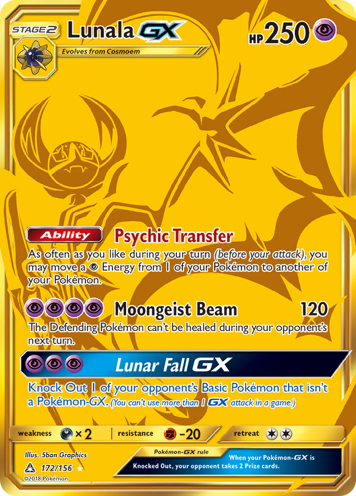 Lunala GX (172/156) [Sun &amp; Moon: Ultra Prism] 