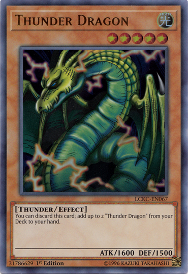 Thunder Dragon [LCKC-EN067] Ultra Rare 