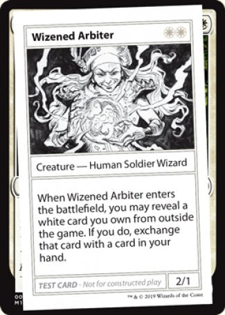 Wizened Arbiter (2021 Edition) [Mystery Booster Playtest Cards] 