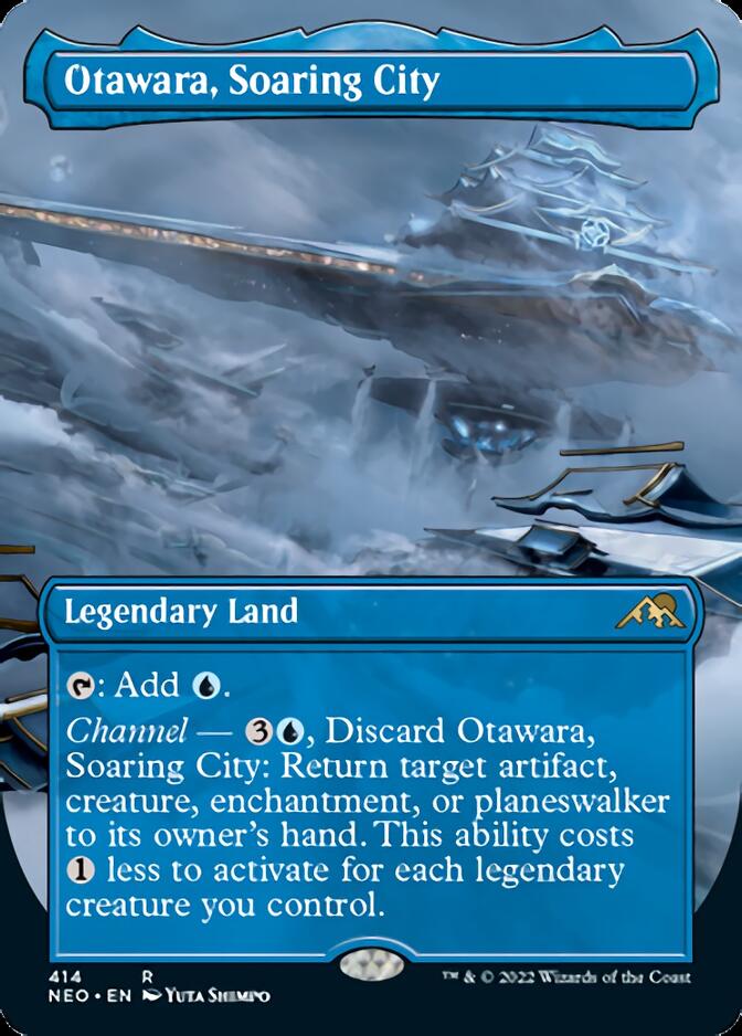 Otawara, Soaring City (Borderless Alternate Art) [Kamigawa: Neon Dynasty] 