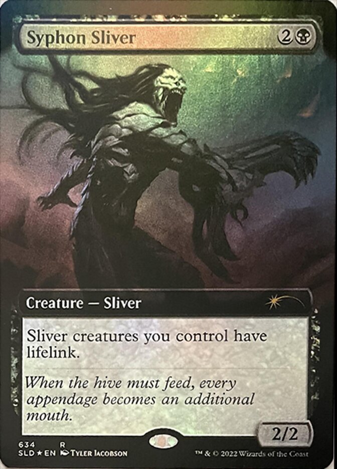 Siphon Sliver (Extended Art) [Secret Lair Drop Promos] 