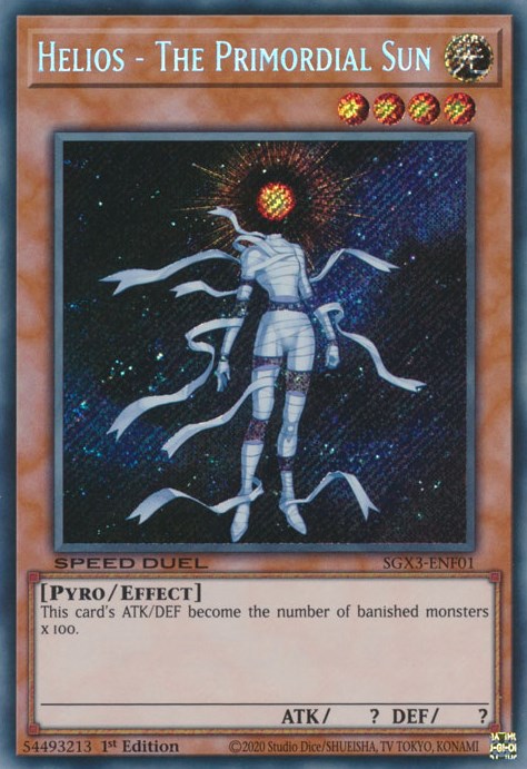 Helios - The Primordial Sun [SGX3-ENF01] Secret Rare 