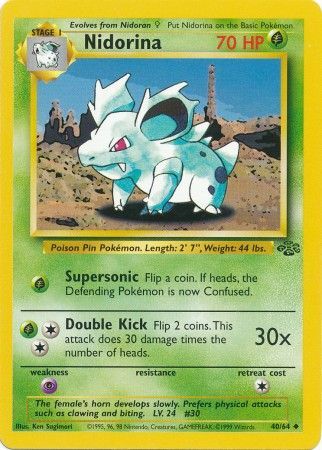 Nidorina (40/64) [Jungle Unlimited] 