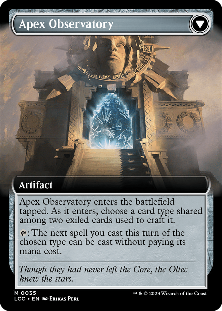 Eye of Ojer Taq // Apex Observatory (Extended Art) [The Lost Caverns of Ixalan Commander] 