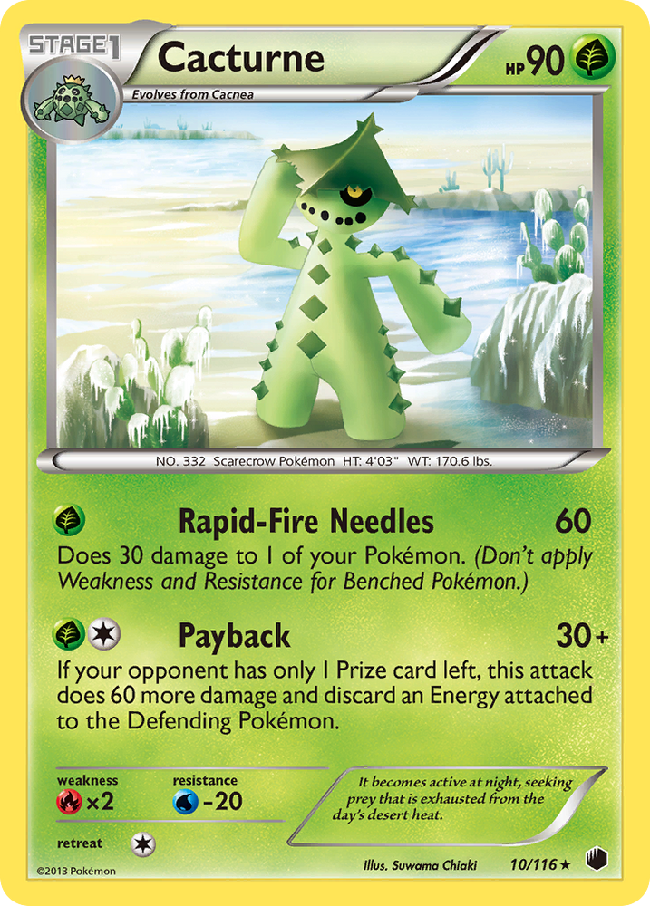 Cacturne (10/116) [Black &amp; White: Plasma Freeze] 