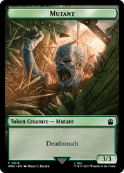 Alien Angel // Mutant Double-Sided Token [Doctor Who Tokens] 