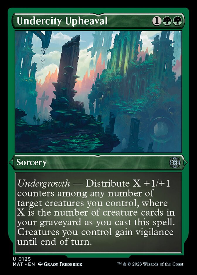 Undercity Upheaval (Foil Etched) [March of the Machine: The Aftermath] 