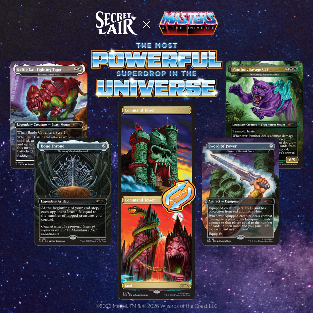 Magic: The Gathering | Secret Lair x Masters of the Universe: Sold Separately