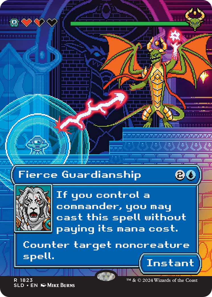 Fierce Guardianship (Rainbow Foil) [Secret Lair Drop Series] 