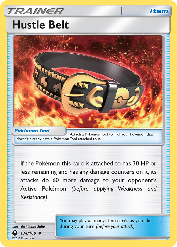 Hustle Belt (134/168) [Sun &amp; Moon: Celestial Storm] 